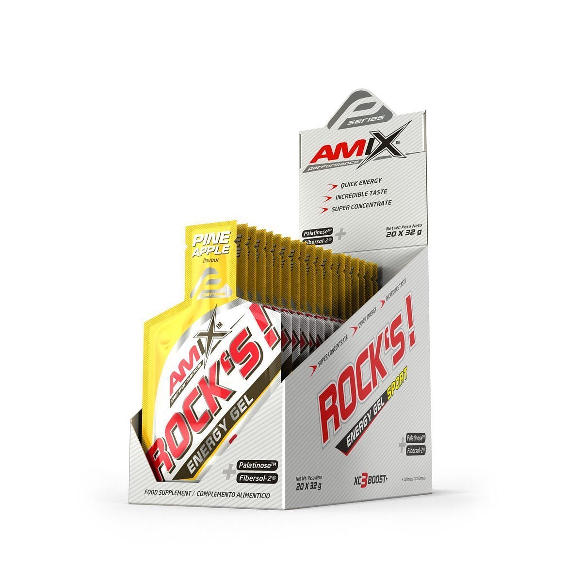 Rock's Energy Gel Pineapple 20x32g