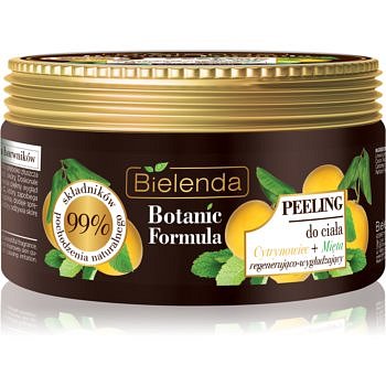 Bielenda Botanic Formula Lemon Tree Extract + Mint vyhlazující tělový peeling  350 g