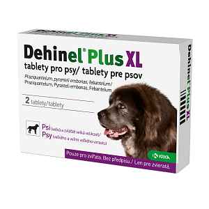 Dehinel Plus XL odčervovací tablety 2ks