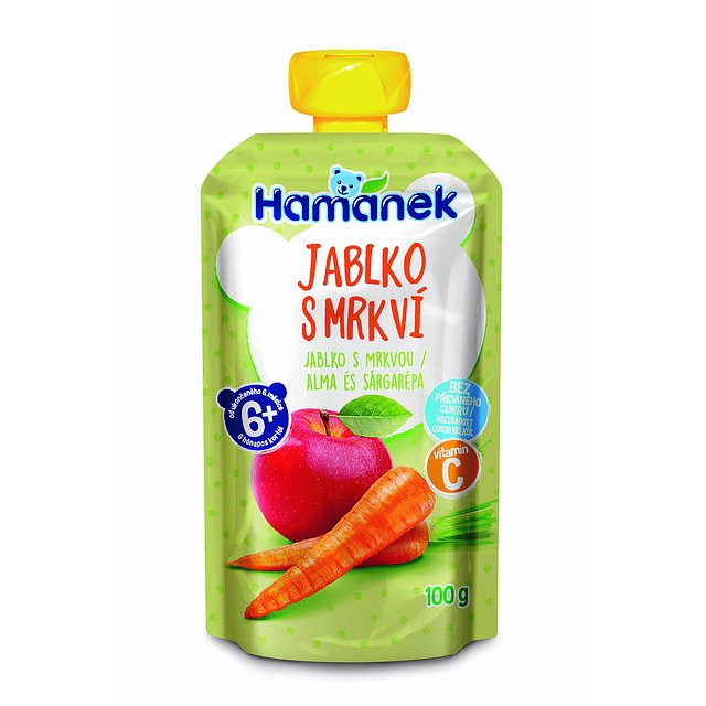 HAMÁNEK Jablko s mrkví 100 g