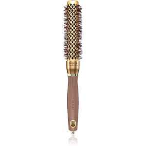 Olivia Garden Expert Blowout Speed Gold&Brown kulatý kartáč na vlasy ⌀ 25 mm 1 ks