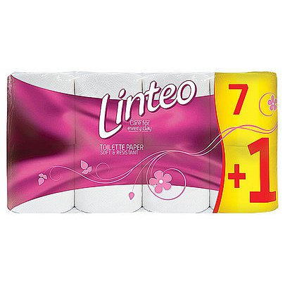 Toaletní papír LINTEO Classic 2-vrst. 8ks
