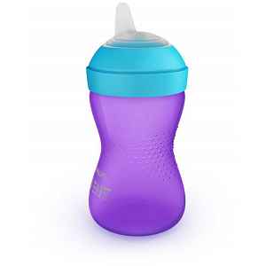 Avent netekoucí hrneček 300 ml jemná hubička fialová