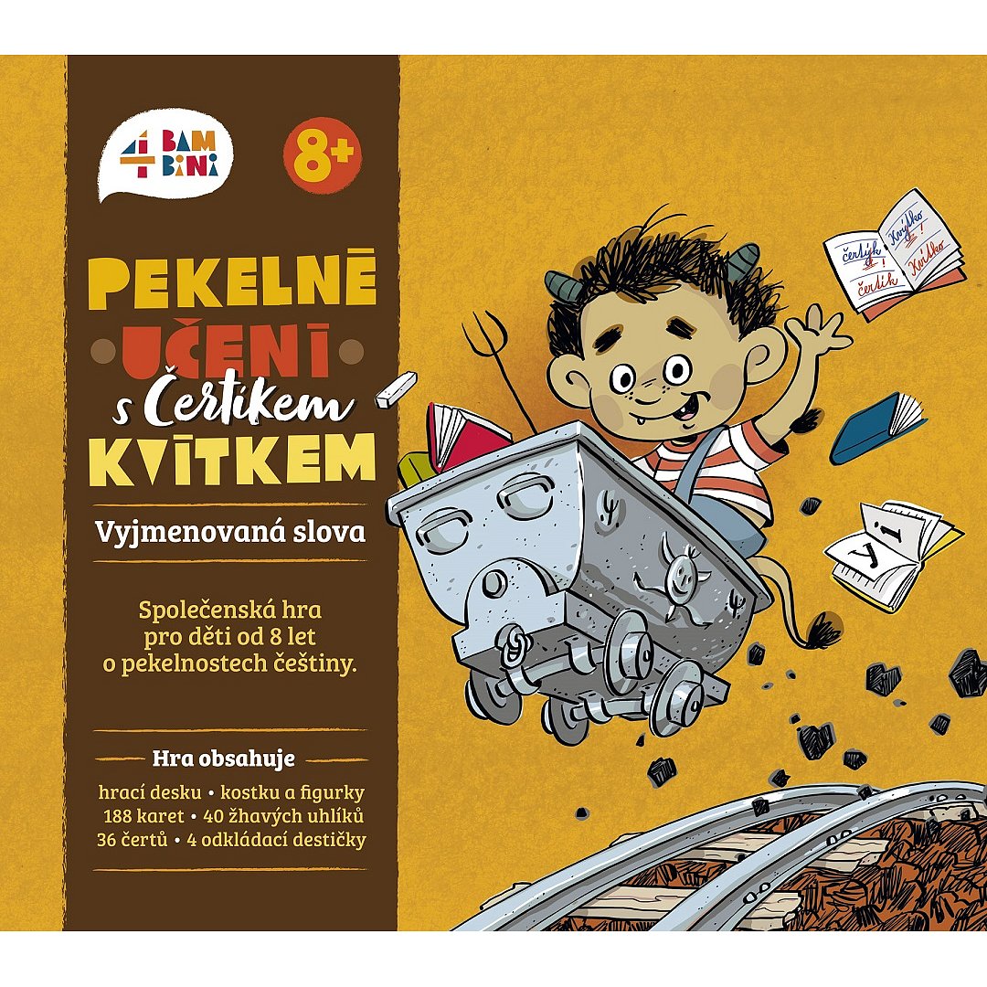 4bambini Pekelné učení s Čertíkem Kvítkem: Vyjmenovaná slova