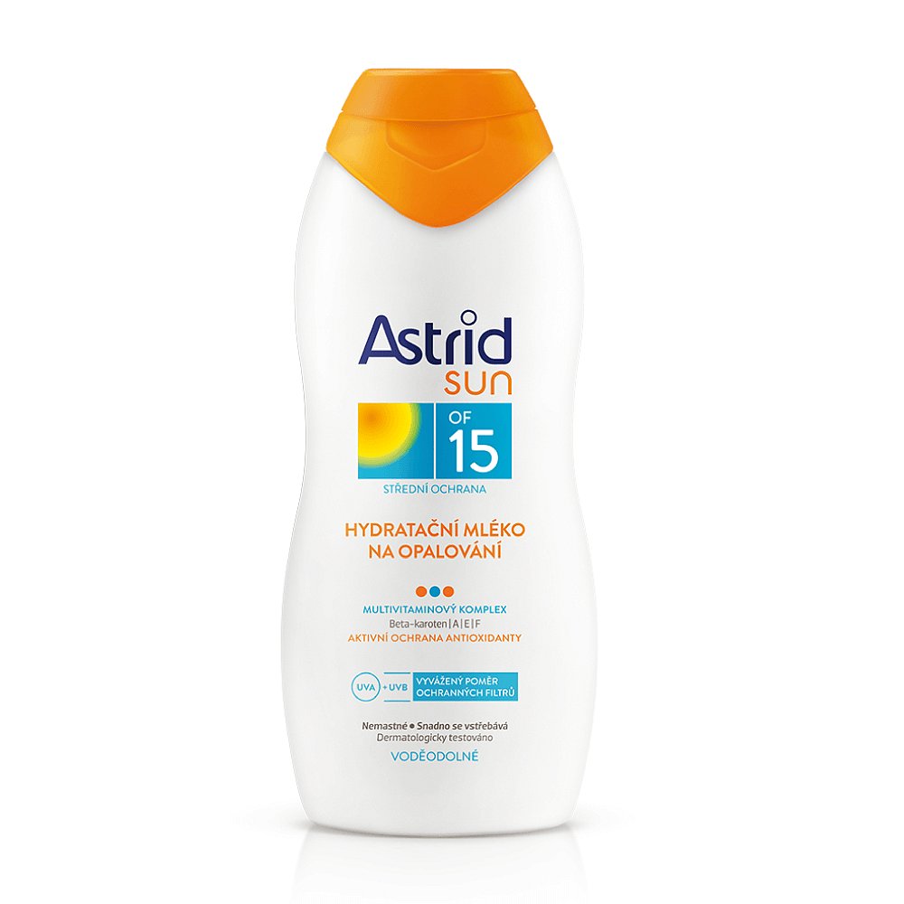 ASTRID Sun Hydratační mléko na opalování OF 15 200 ml