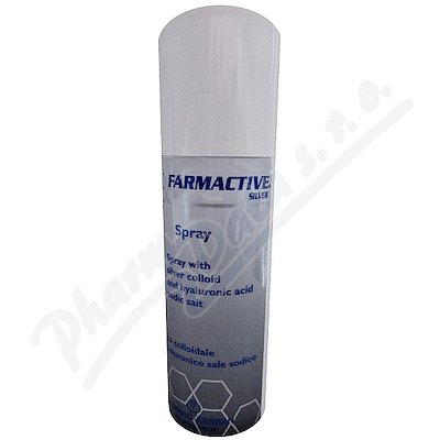 FARMACTIVE SILVER SPRAY SPRAY SE STŘÍBREM A KYSELINOU HYALURONOVOU,125ML,1