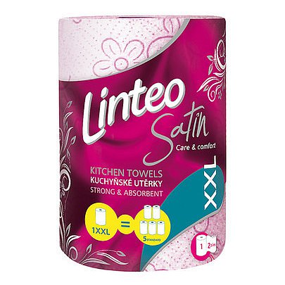 Kuchyňské utěrky LINTEO Satin 2vrst.1ks XXL 1x50m