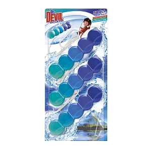 Dr. Devil Závěsný WC blok 5Ball Polar Aqua 105 g
