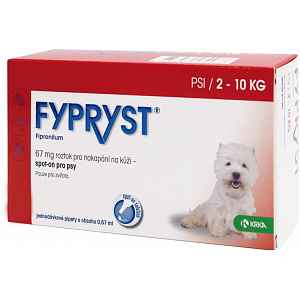 Fypryst Spot On pro psy 2-10kg