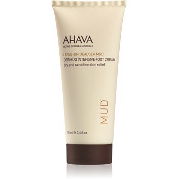 Ahava Dead Sea Mud intenzivní krém na nohy pro suchou a citlivou pokožku  100 ml