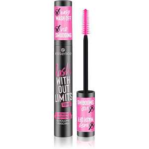essence lash WITHOUT LIMITS TUBING objemová a prodlužující řasenka odstín 04 Black Tubing 13 ml