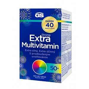 GS Extra Strong Multivitamin 50+ tbl.90+40 dárek