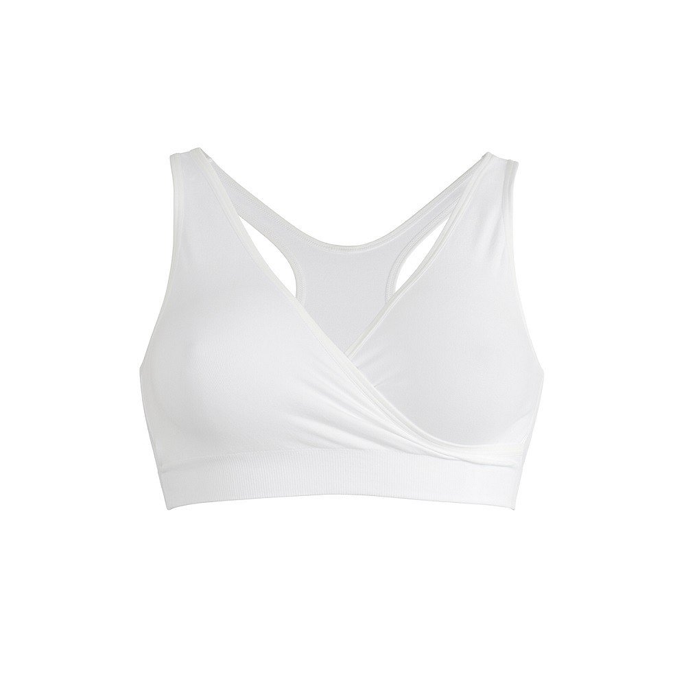 Medela Noční kojicí podprsenka - L, Bílá