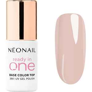 NEONAIL Ready In One 3in1 UV Gel Polish gelový lak na nehty s diamantovým práškem odstín 04 One Soft Beige 7.2 ml