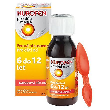 Nurofen pro děti 4% Jahoda 100ml