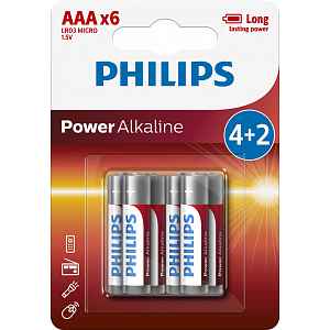 PHILIPS Baterie LR03P6BP/10