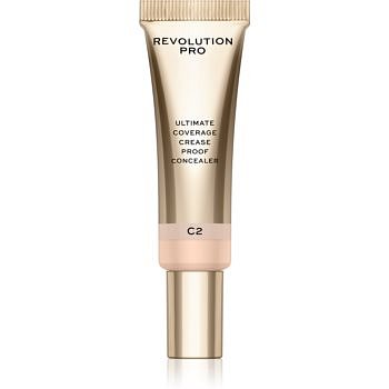 Revolution PRO Ultimate Coverage Crease Proof Concealer korektor s kyselinou hyaluronovou odstín C2 12 ml