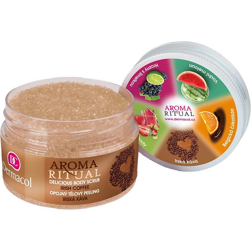 DERMACOL Aroma Ritual - Opojný tělový peeling Irská káva, 200 g