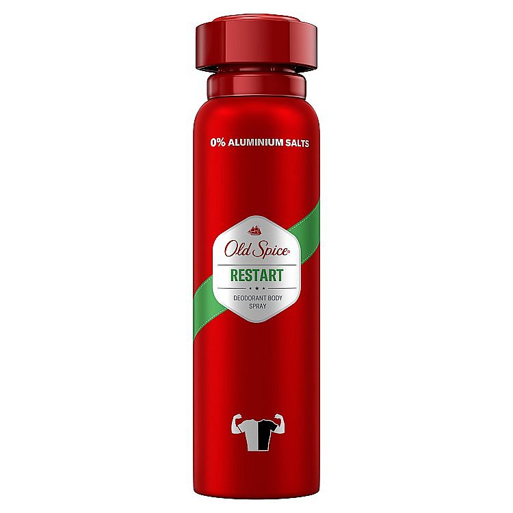 Old Spice Restart Tělový Deodorant Ve Spreji Pro Muže 150 ml