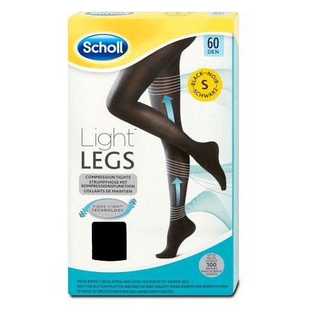 Scholl Light LEGS Kompresní punčochové kalhoty vel.S černé
