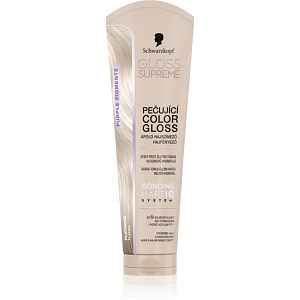 Schwarzkopf Creme Supreme Gloss barvicí maska dodávající hydrataci a lesk odstín Platinová 145 ml