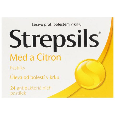 Strepsils Med a Citron orální pastilky 24
