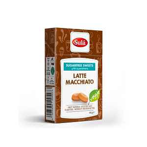 Sulá bonbóny bez cukru Latte Macchiato 44 g