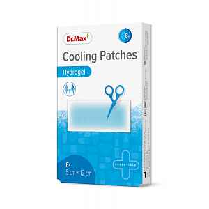 Dr. Max Cooling Patches 5x12 cm hydrogelové náplasti 6 ks