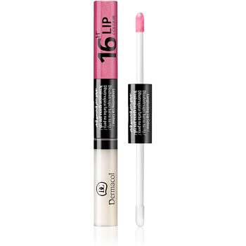 Dermacol 16H Lip Colour dlouhotrvající dvoufázová barva a lesk na rty odstín 11  4,8 g