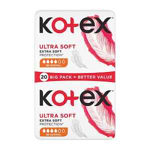 Kotex Ultra Soft Normal vložky 20 ks