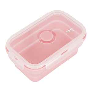 Nils Skládací svačinový box NC4105 500ml růžový