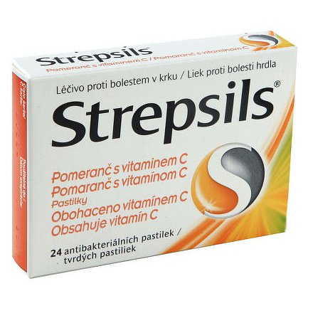 Strepsils Pomeranč s vitamin.C orm.pas.24