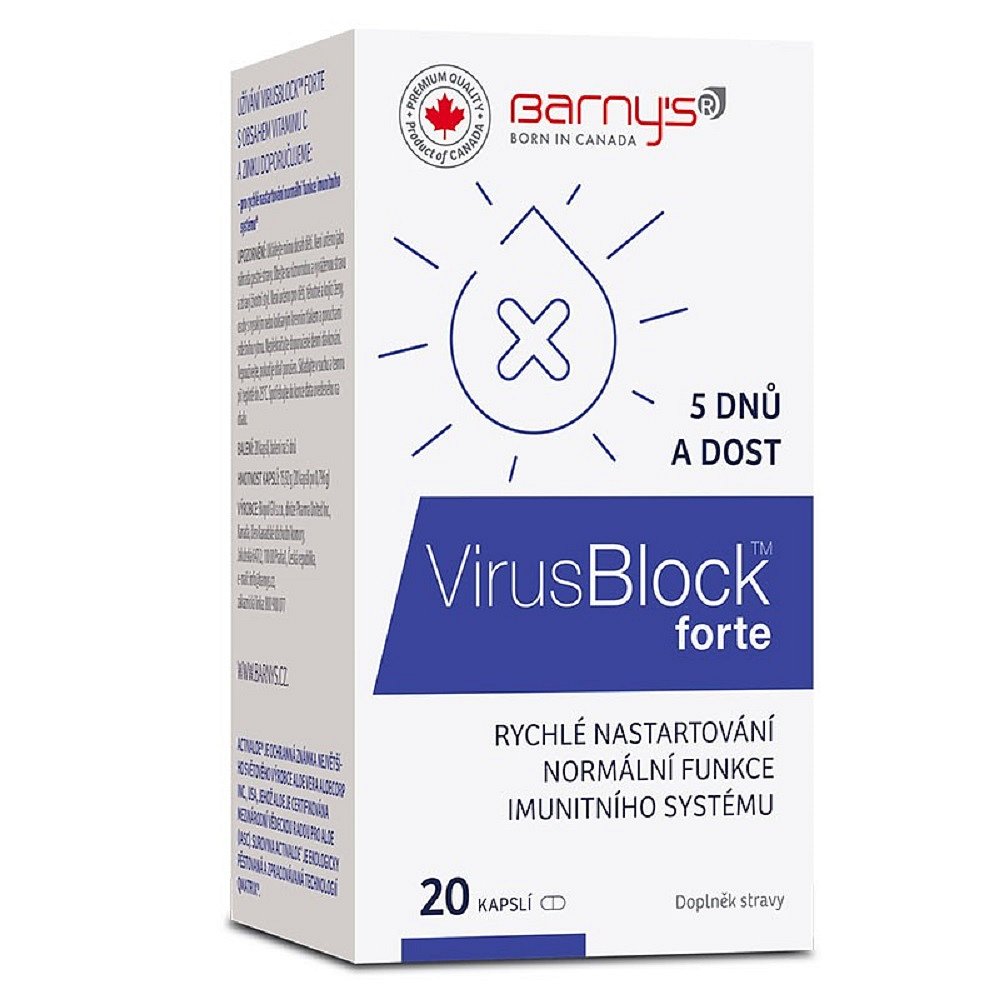 BARNY´S VirusBlock forte 20 kapslí