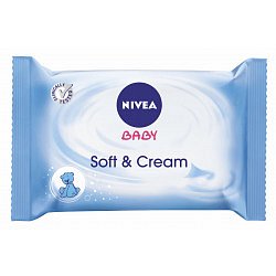 Nivea baby Soft&Cream čistící ubrousky 20 ks