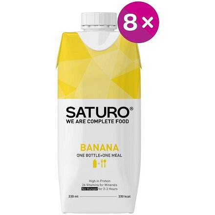 Saturo Banana 8x 330 ml