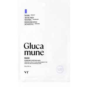 VT Cosmetics Glucamune Mask hydratační plátýnková maska se zklidňujícím účinkem 1 ks
