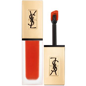 Yves Saint Laurent Tatouage Couture ultra matující tekutá rtěnka odstín 02 Crazy Tangerine - Electric Orange 6 ml