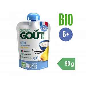 Good Gout BIO Vanilkový jogurt s hruškou 90g