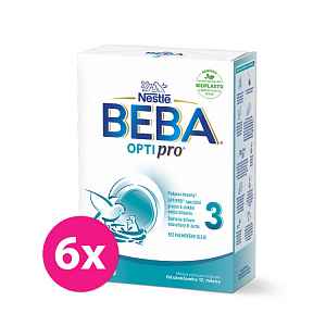 6x BEBA OPTIPRO® 3 Mléko batolecí, 500 g​