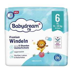 Babydream Pleny Premium XL, 14–20 kg, vel. 6 32 ks 32 ks