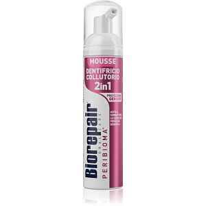 Biorepair Peribioma Gum Protection 2v1 ústní pěna 2 v 1 na čištění zubů a dásní bez kartáčku a vody na zuby 75 ml