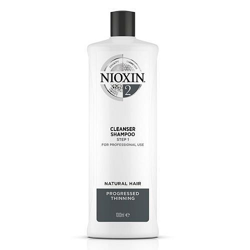 Nioxin Čisticí šampon pro jemné výrazně řídnoucí přírodní vlasy System 2 300 ml