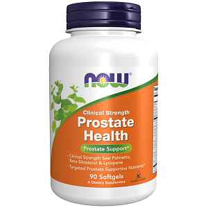NOW Prostate Health Clinical Strength (zdraví prostaty), 90 softgelových kapslí