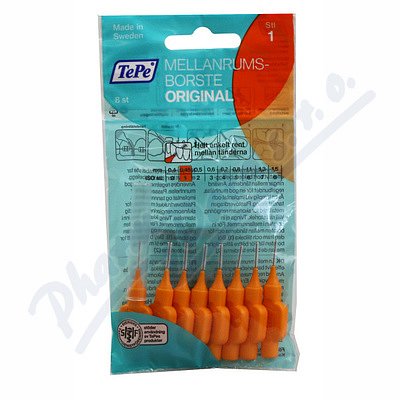 TePe mezizub.kartáčky oranžové 0.45mm 8ks sáček