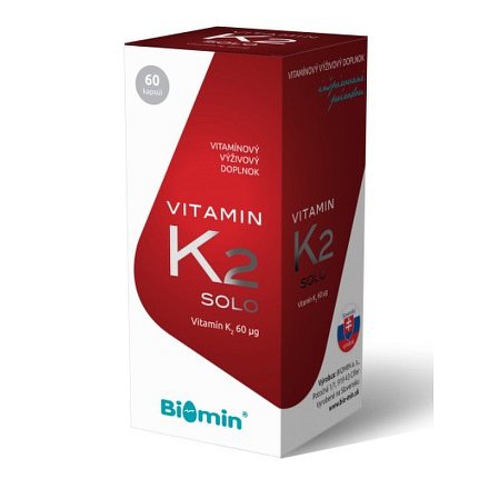 Vitamin K2 SOLO 60 tob. Biomin