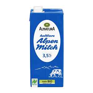 Alnatura BIO Trvanlivé alpské mléko 3,5 % tuku 1 l