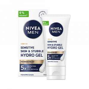 Nivea Men Sensitive krémový gel na citlivou pleť a strniště 50 ml