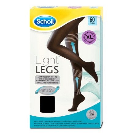 Scholl Light LEGS Kompresní punčochové kalhoty vel.XL černé