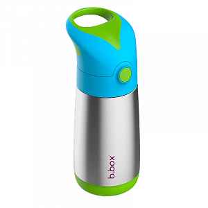 B.BOX Termoska na pití s brčkem - modrá