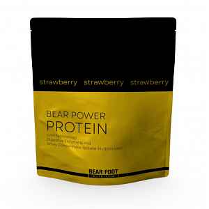BEAR FOOT NUTRITION Power Protein jahoda 1000 g